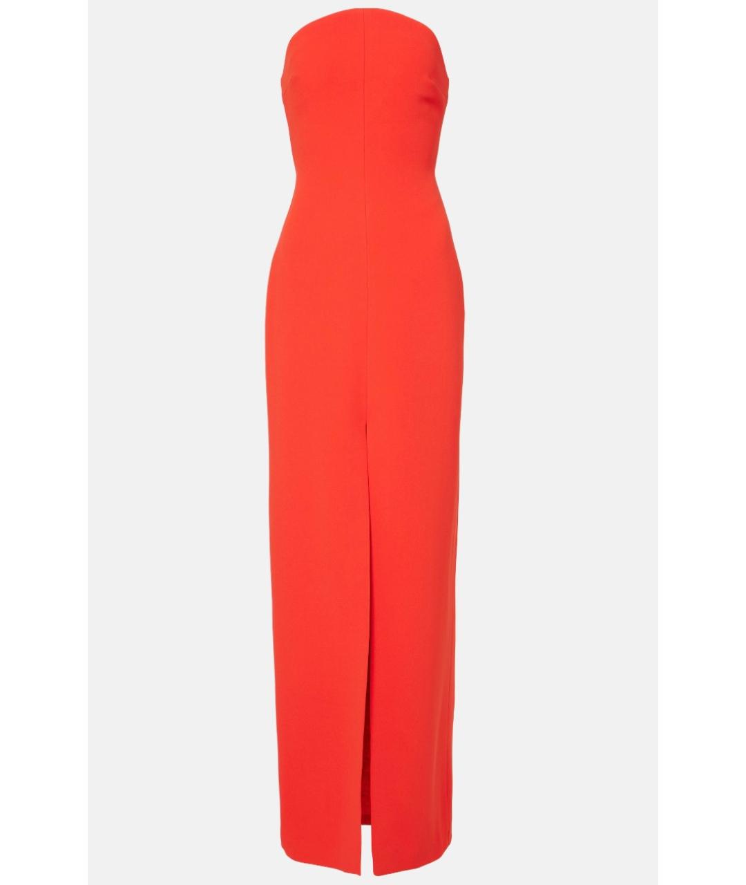 DAVID KOMA Красное вискозное коктейльное платье, фото 6