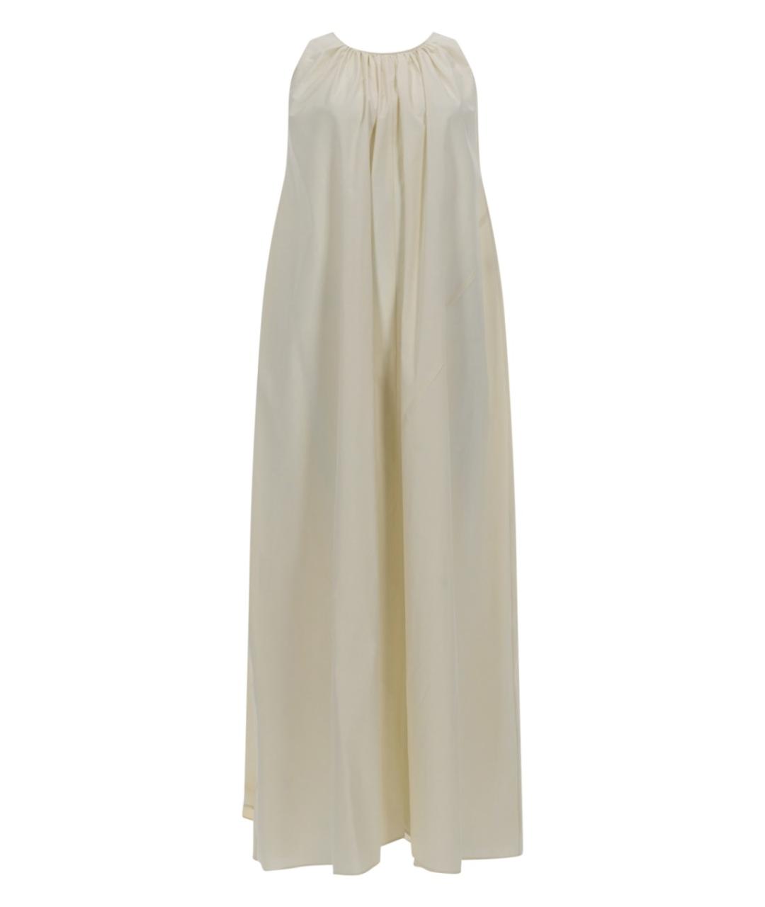 ALYSI Белое хлопковое повседневное платье, фото 1