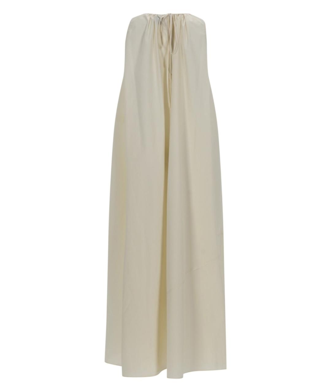 ALYSI Белое хлопковое повседневное платье, фото 2