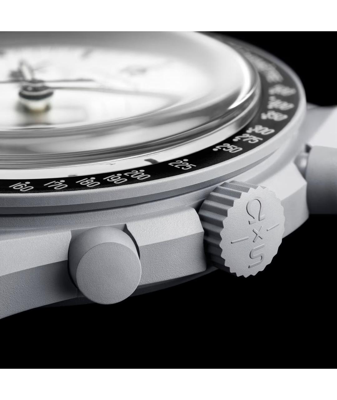 OMEGA Белые керамические часы, фото 3