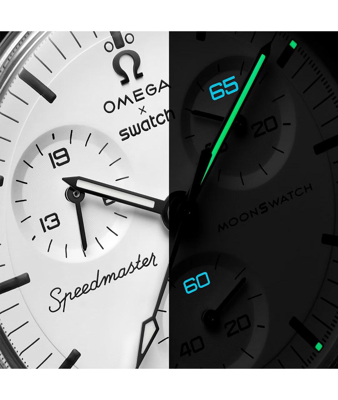 OMEGA Белые керамические часы, фото 4