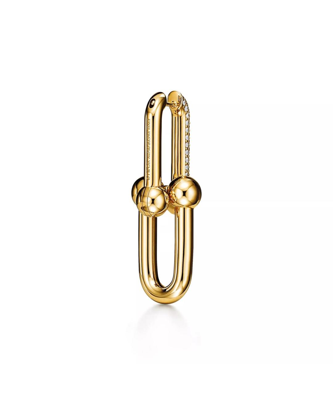 TIFFANY&CO Золотые серьги из желтого золота, фото 5