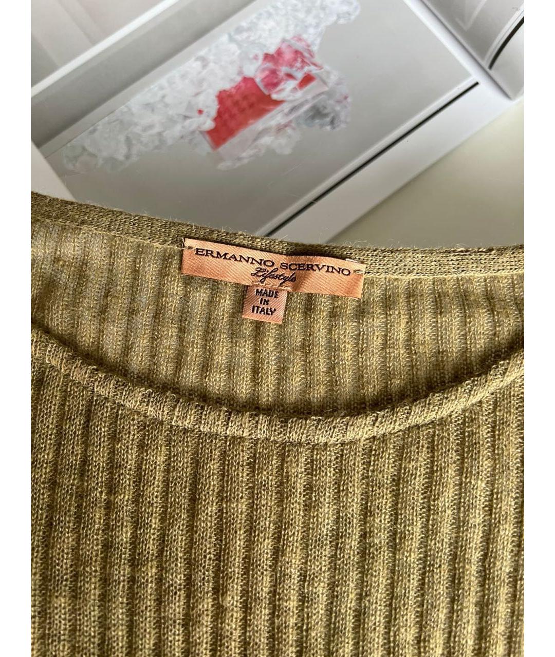ERMANNO SCERVINO Хаки костюм с брюками, фото 4