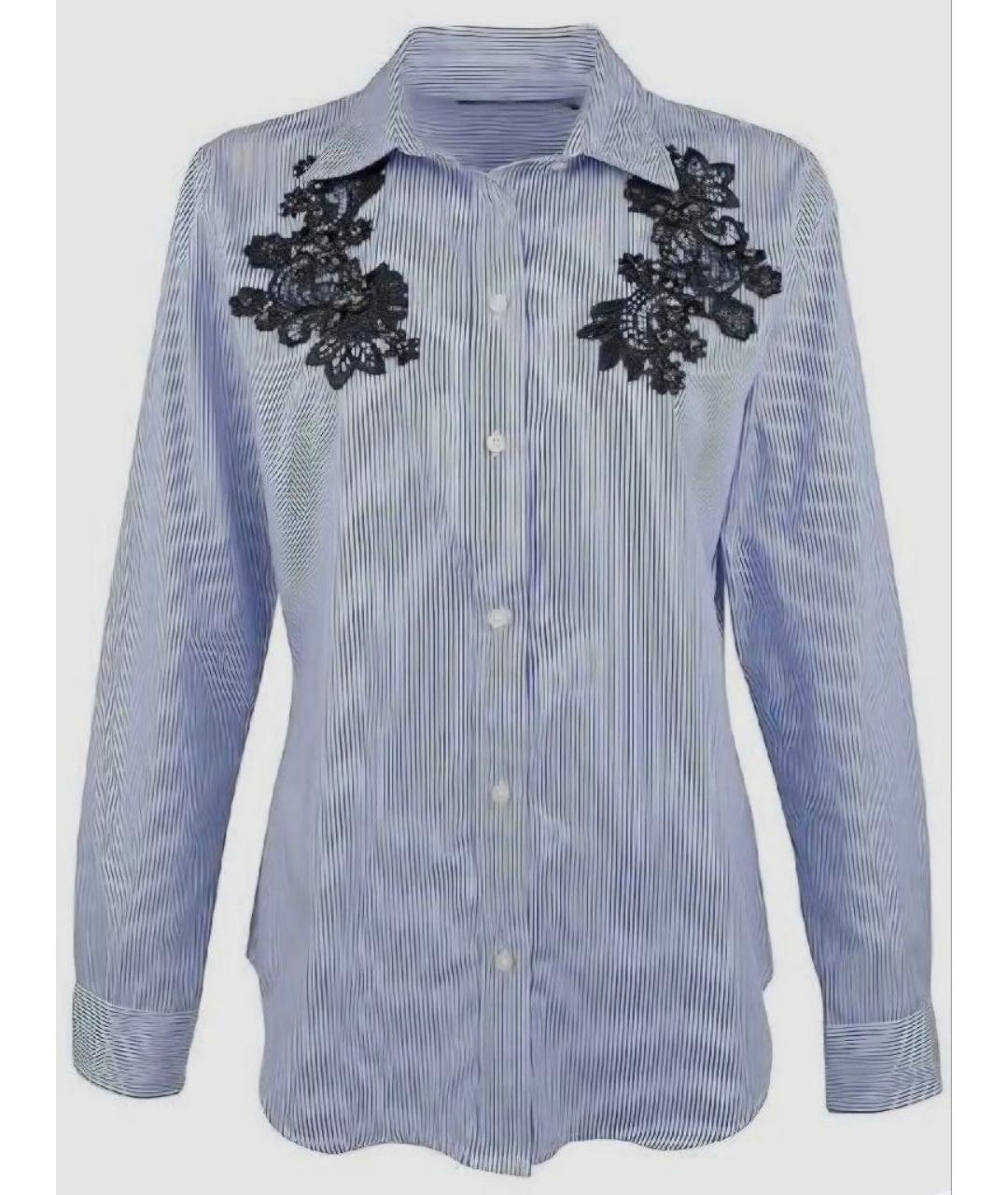 RALPH LAUREN Голубая хлопковая рубашка, фото 7