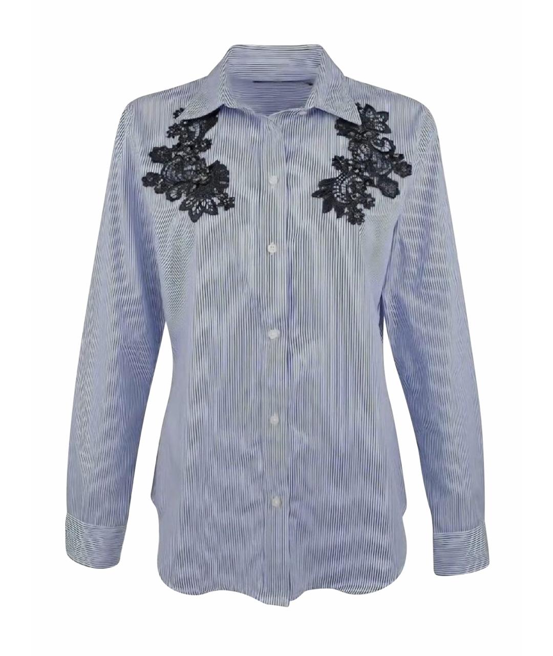 RALPH LAUREN Голубая хлопковая рубашка, фото 1