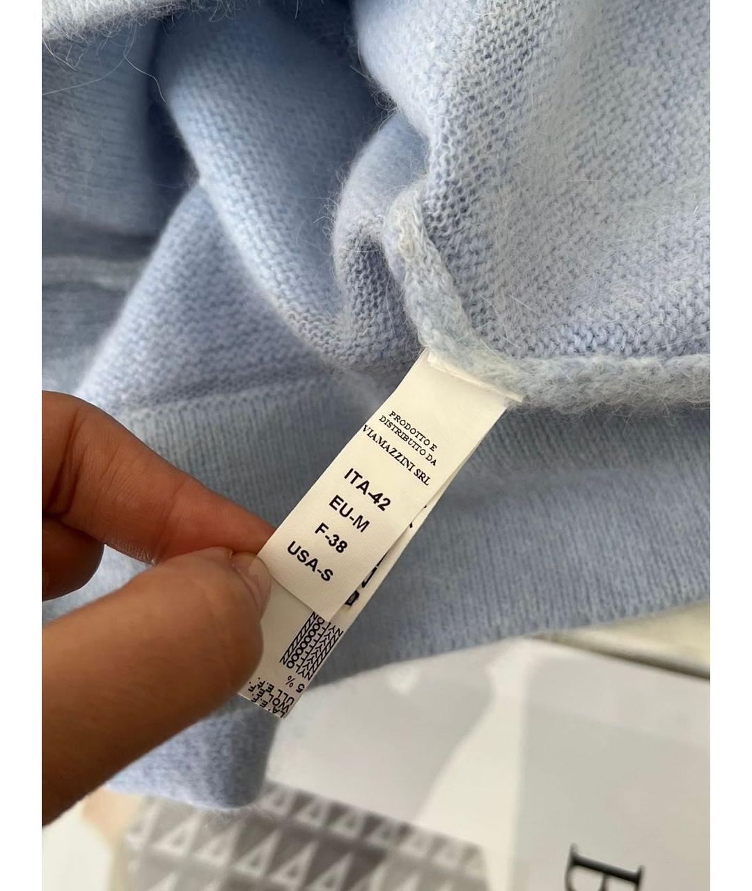 ERMANNO SCERVINO Голубой джемпер / свитер, фото 5