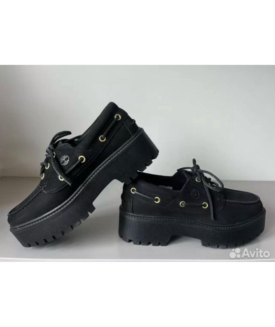 TIMBERLAND Черные замшевые лоферы, фото 2