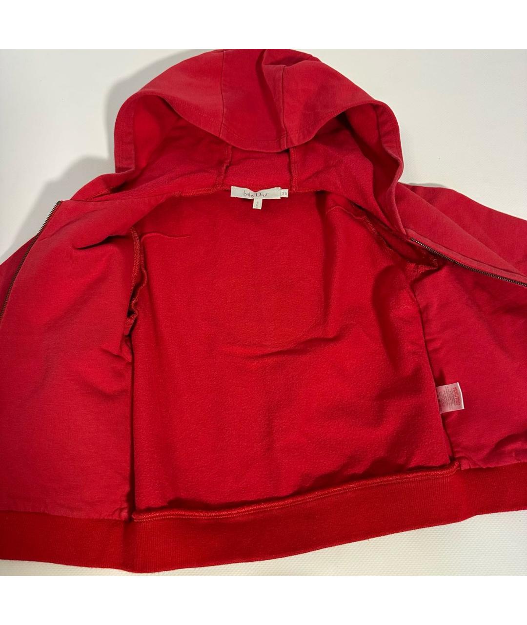 BABY DIOR Красный хлопковый комплект, фото 3