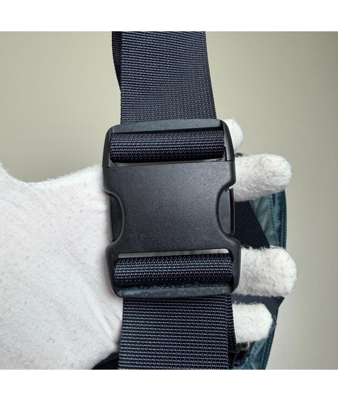 STONE ISLAND Синяя поясная сумка, фото 5