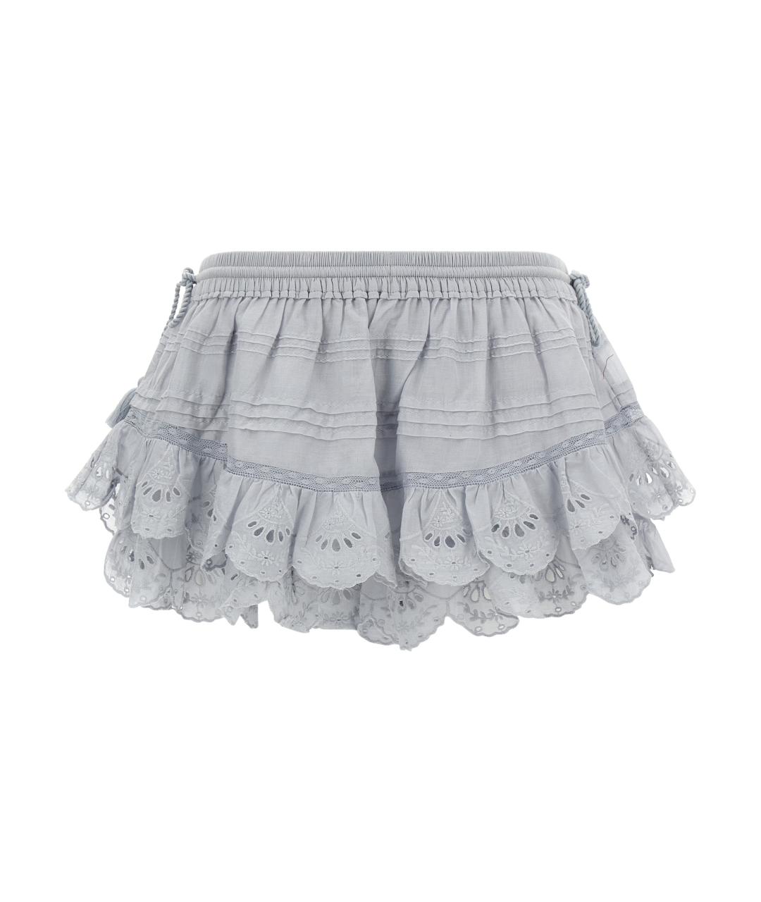 ISABEL MARANT ETOILE Голубые хлопковые шорты, фото 1