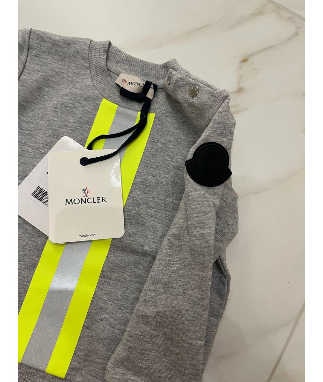 MONCLER Серый хлопковый комплект, фото 6