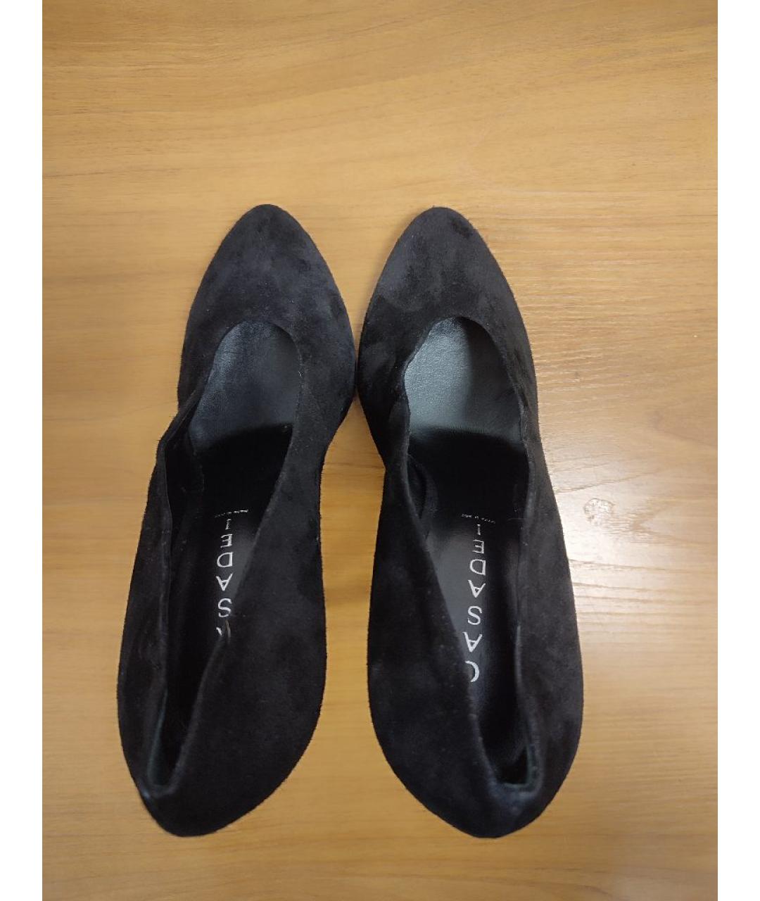 CASADEI Черные замшевые туфли, фото 3