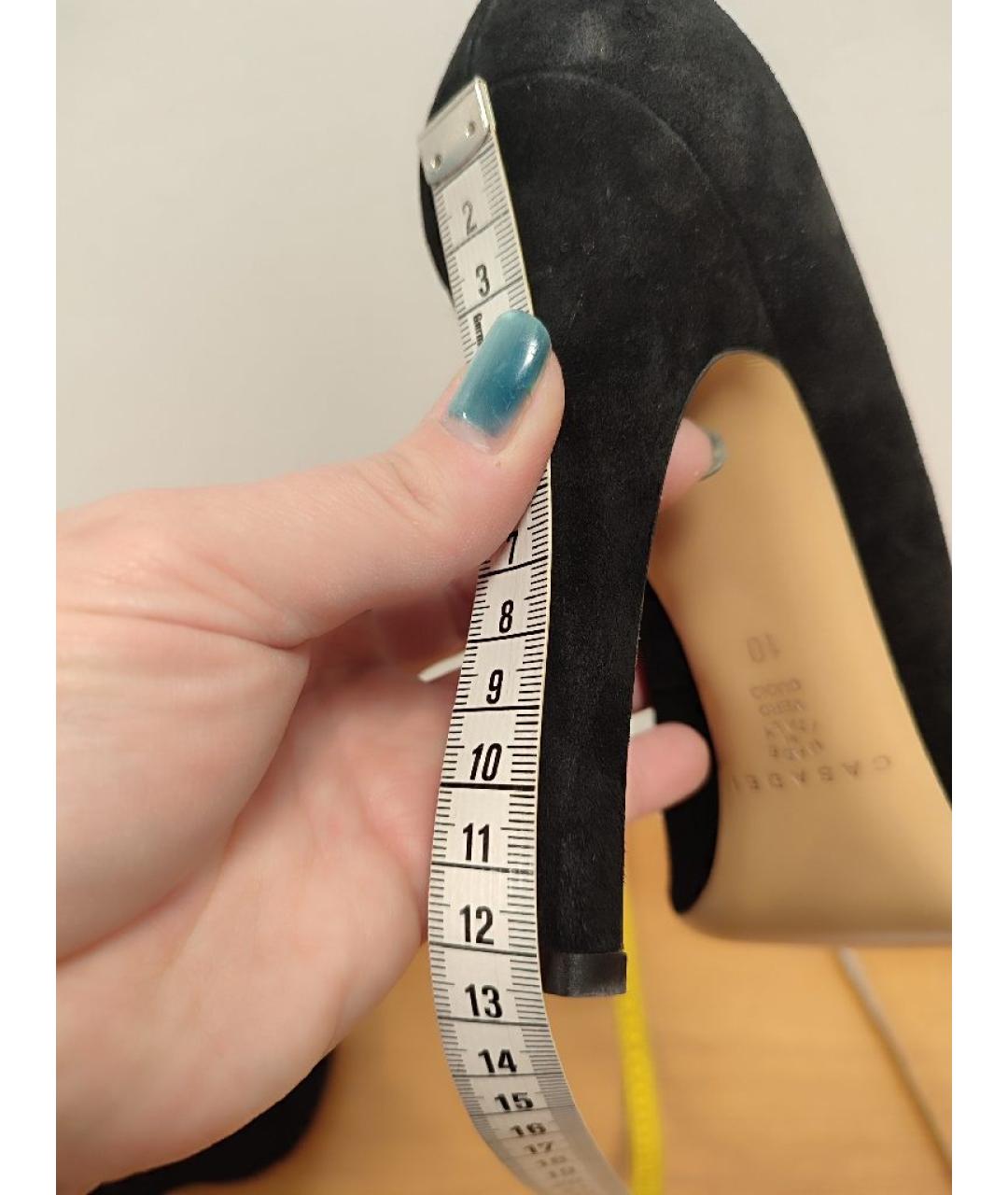 CASADEI Черные замшевые туфли, фото 9