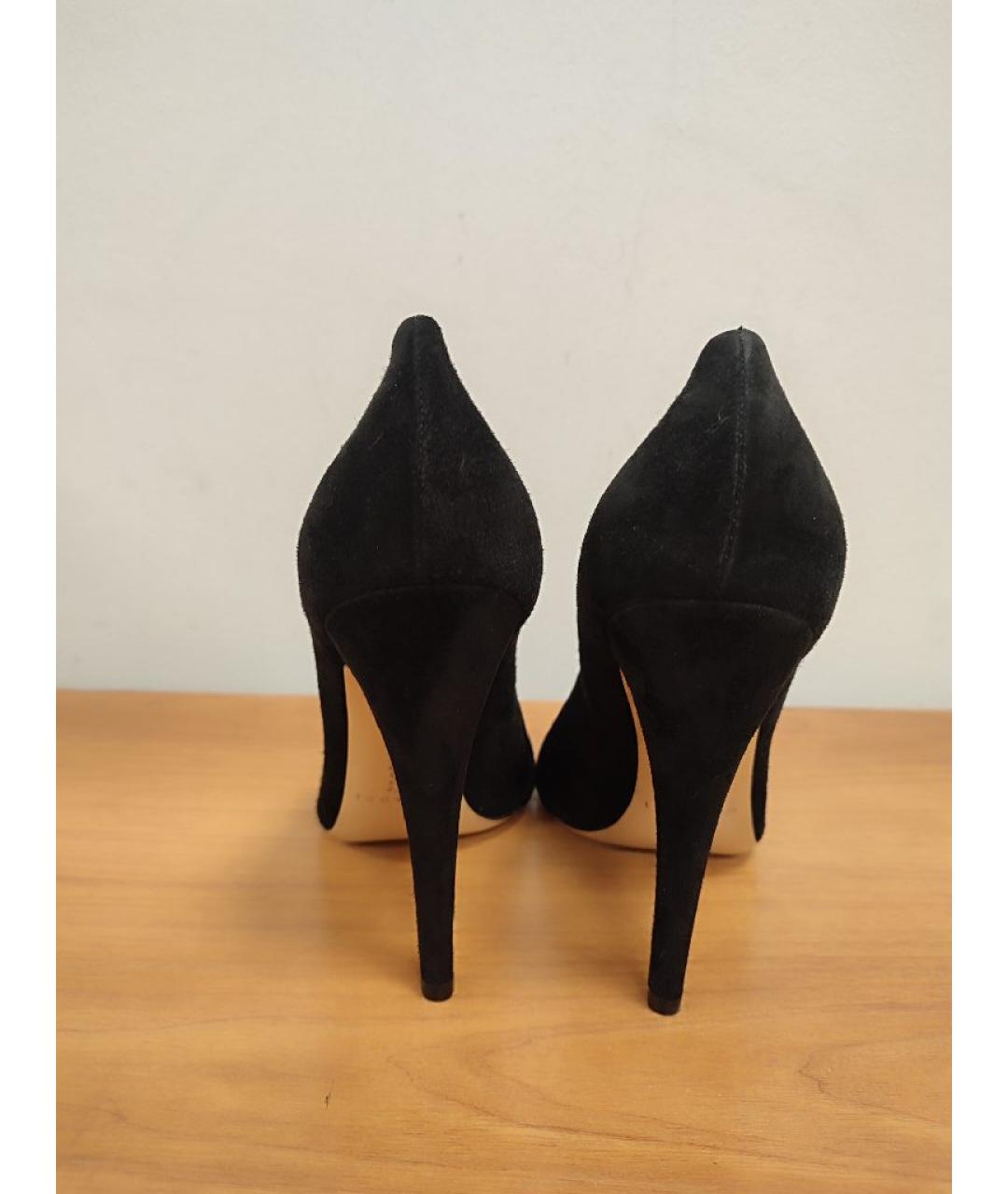CASADEI Черные замшевые туфли, фото 4