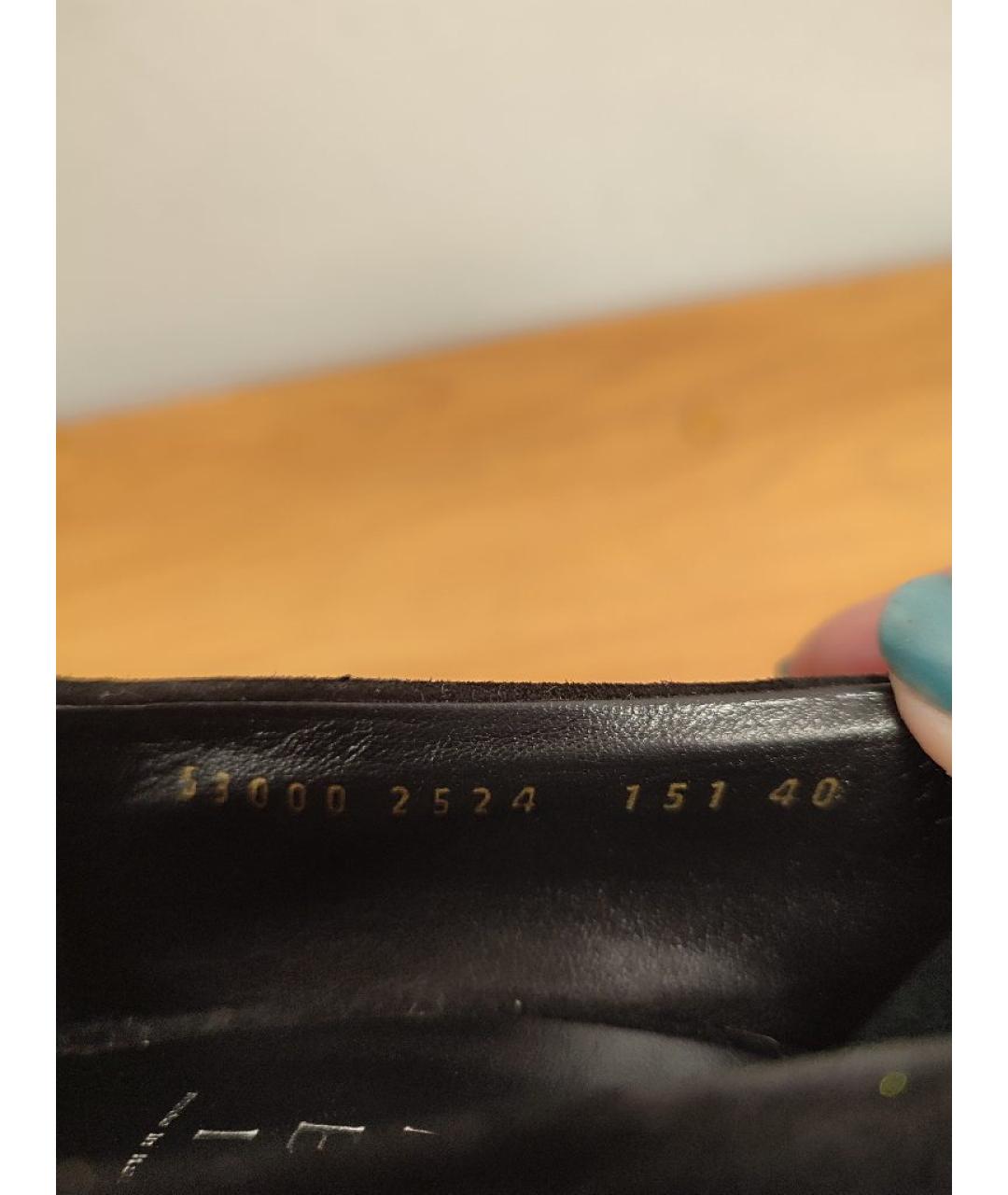 CASADEI Черные замшевые туфли, фото 7