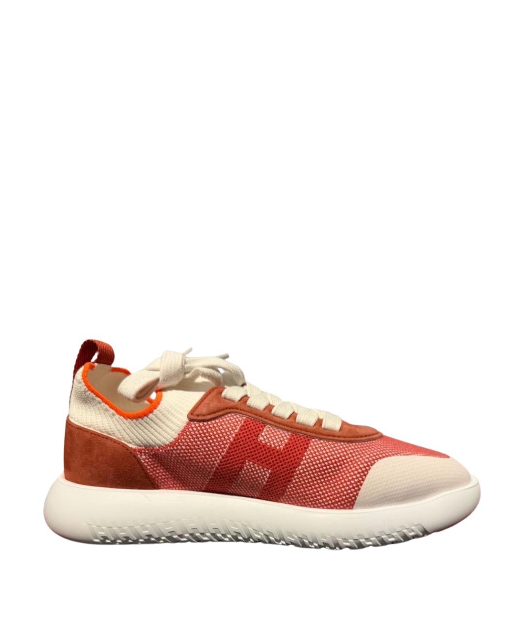 HERMES Красные кроссовки, фото 1