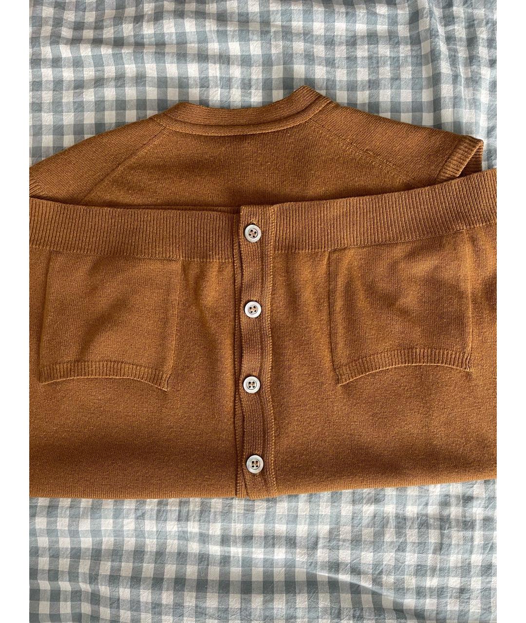 HERMES Бежевая кашемировая жилетка, фото 2