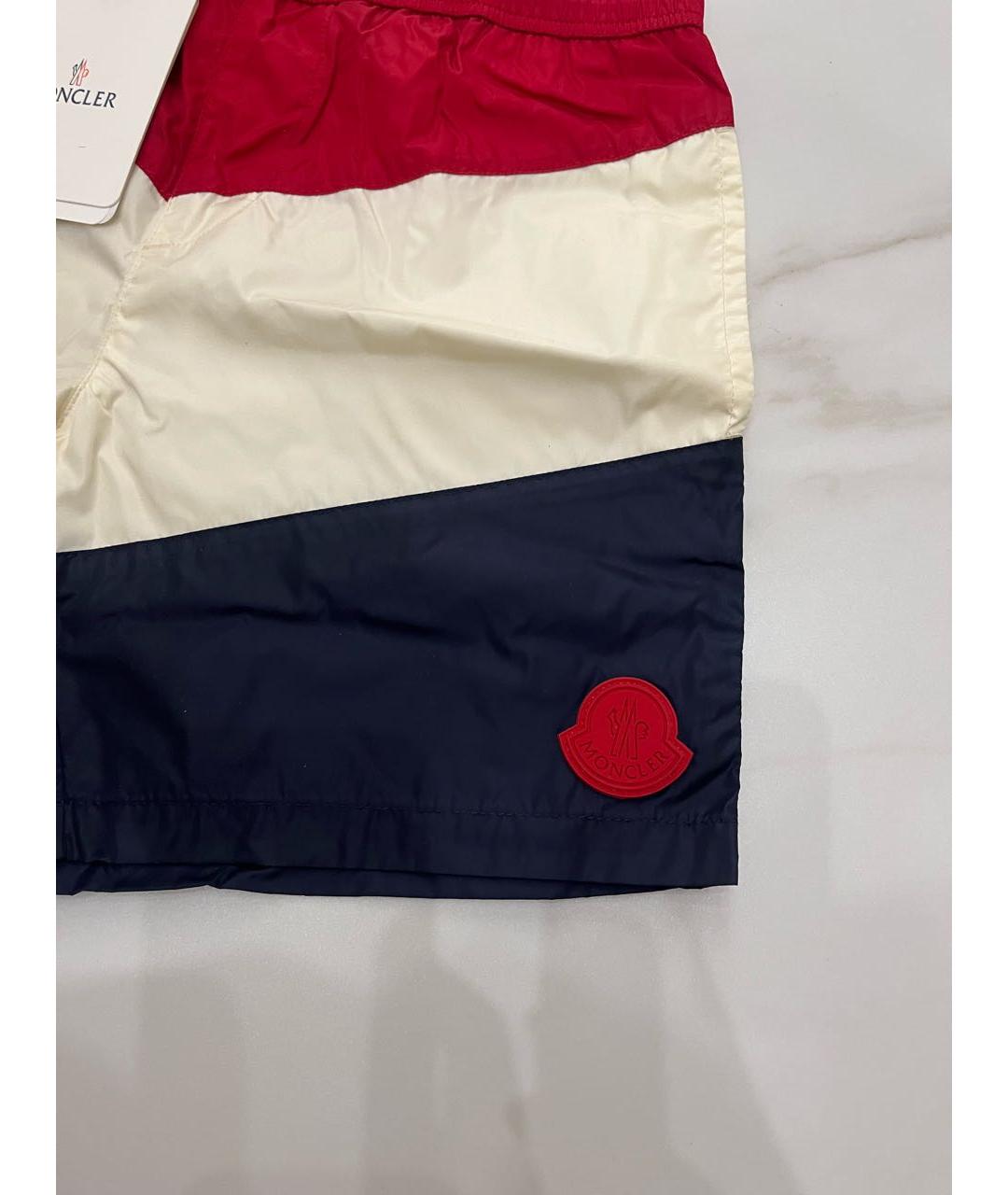 MONCLER Темно-синие детские шорты, фото 5