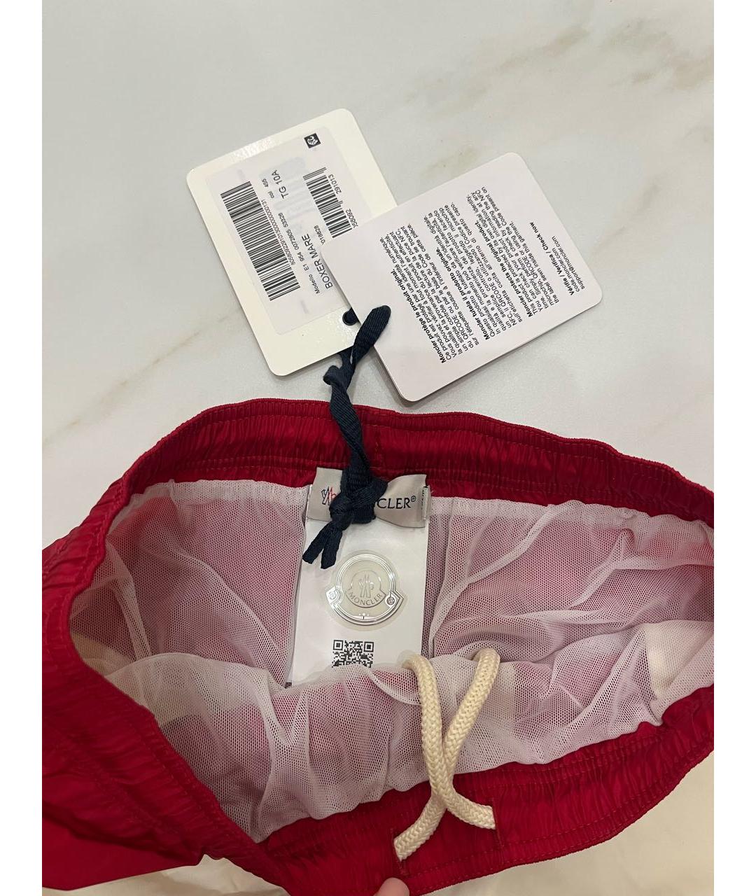 MONCLER Темно-синие детские шорты, фото 3