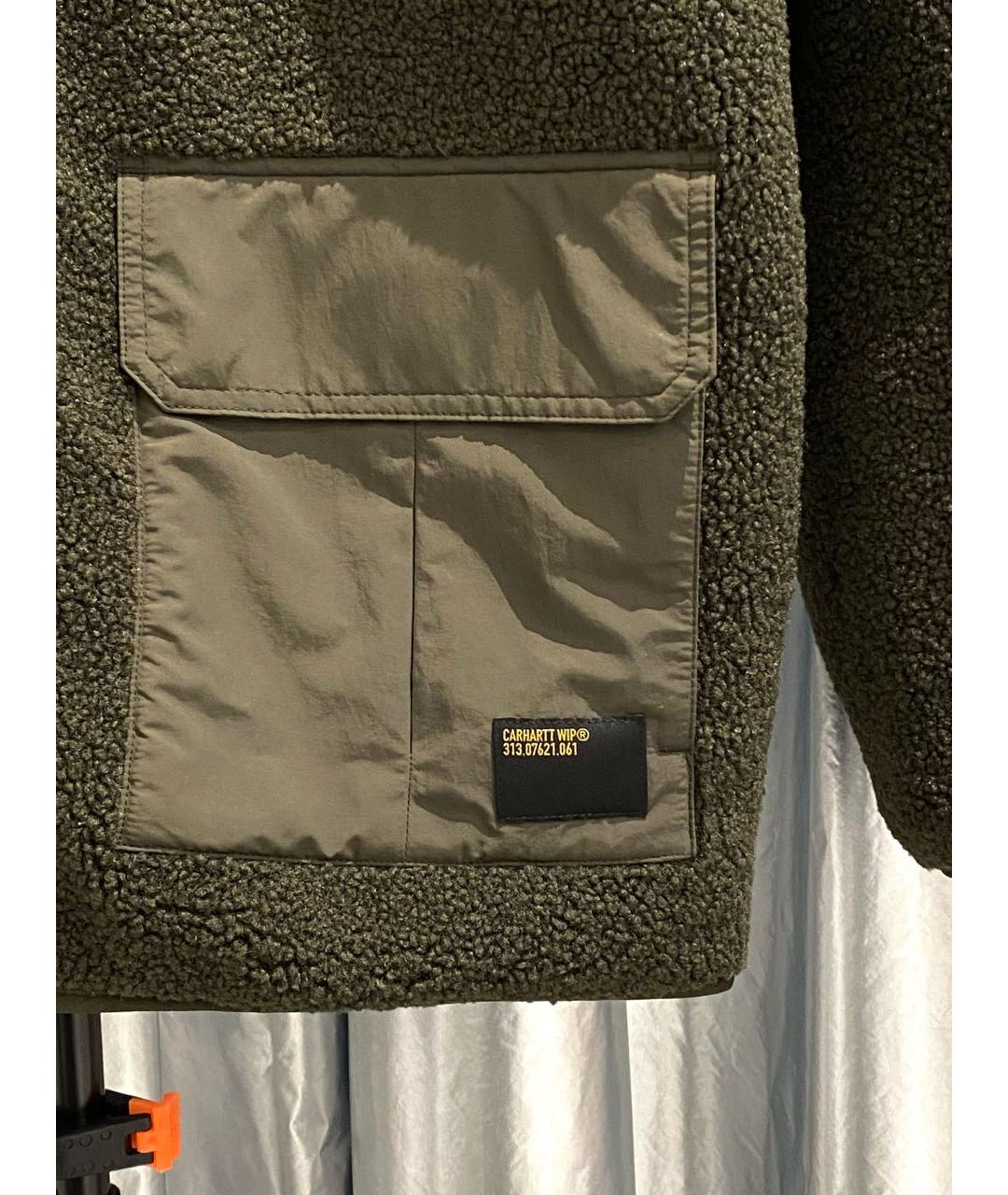 CARHARTT WIP Зеленая полиэстеровая куртка, фото 5