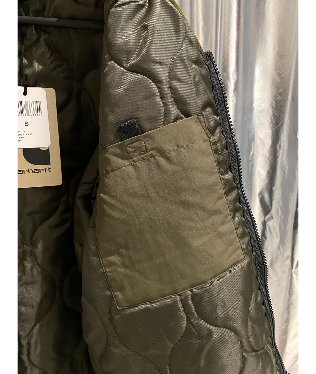 CARHARTT WIP Зеленая полиэстеровая куртка, фото 4