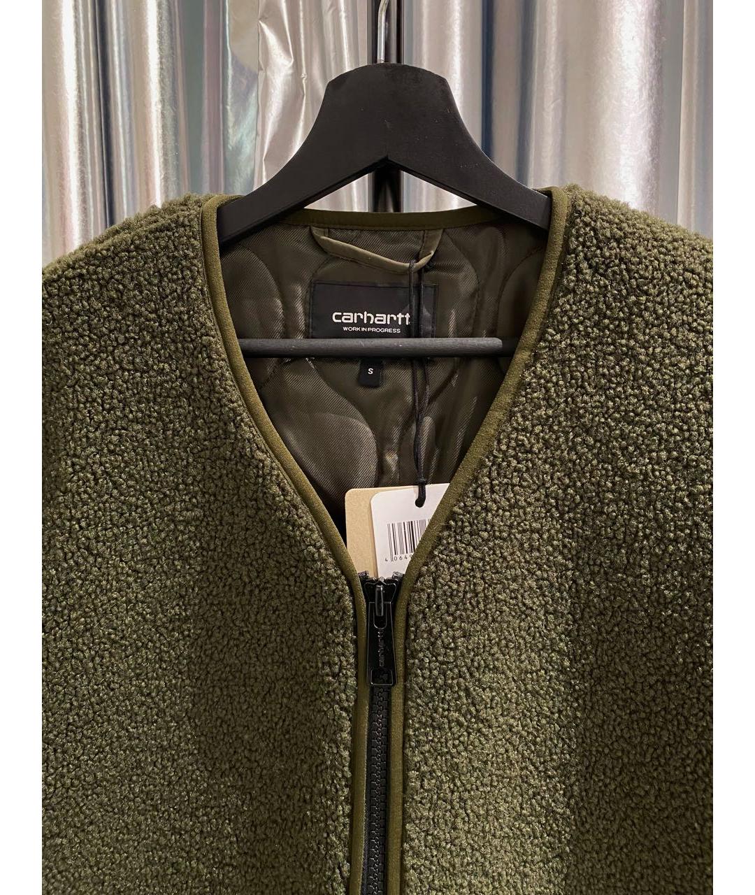 CARHARTT WIP Зеленая полиэстеровая куртка, фото 3