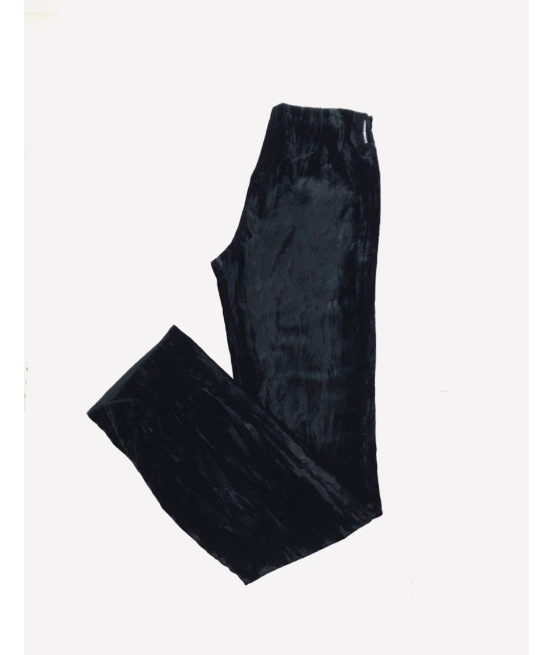 GIANFRANCO FERRE Черные вискозные прямые брюки, фото 4