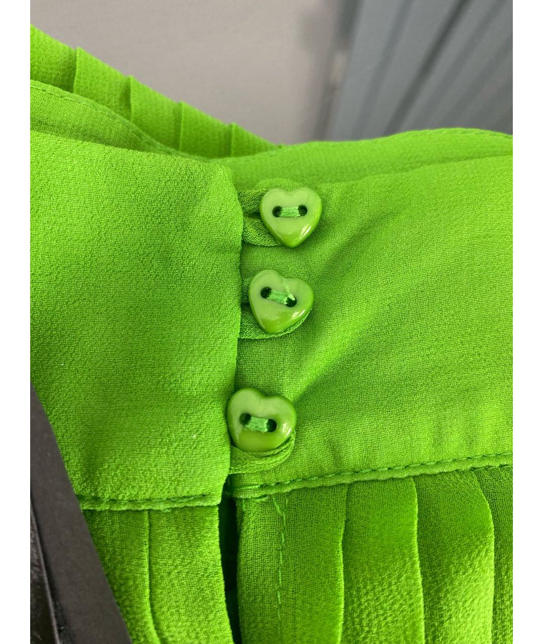 TWIN-SET Зеленые полиэстеровое повседневное платье, фото 4