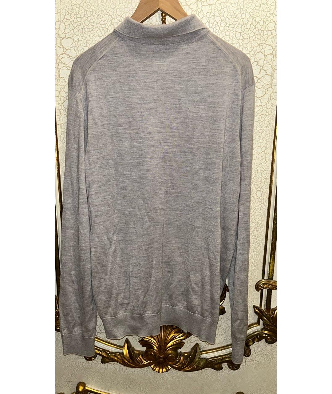 STEFANO RICCI Серый кашемировый джемпер / свитер, фото 2