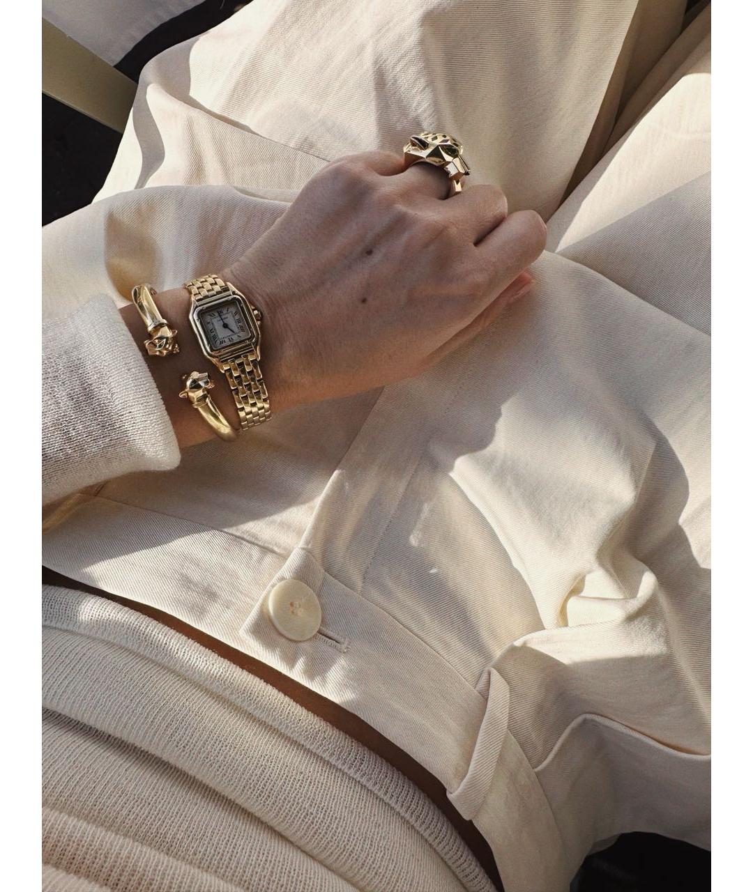 CARTIER Желтый браслет из желтого золота, фото 2