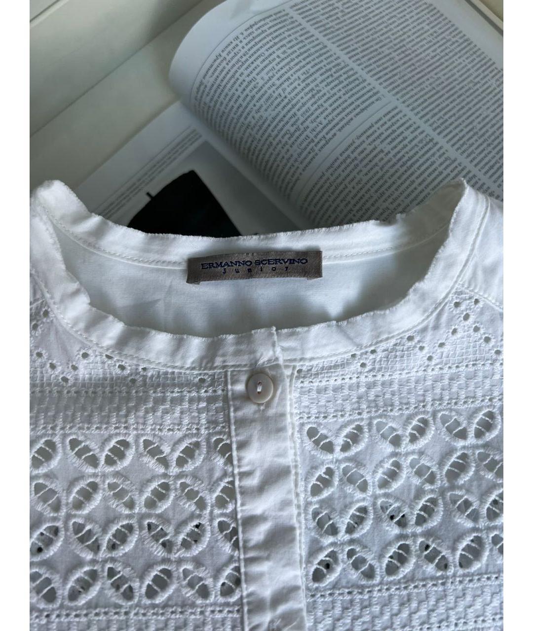 ERMANNO SCERVINO Белая рубашка, фото 5