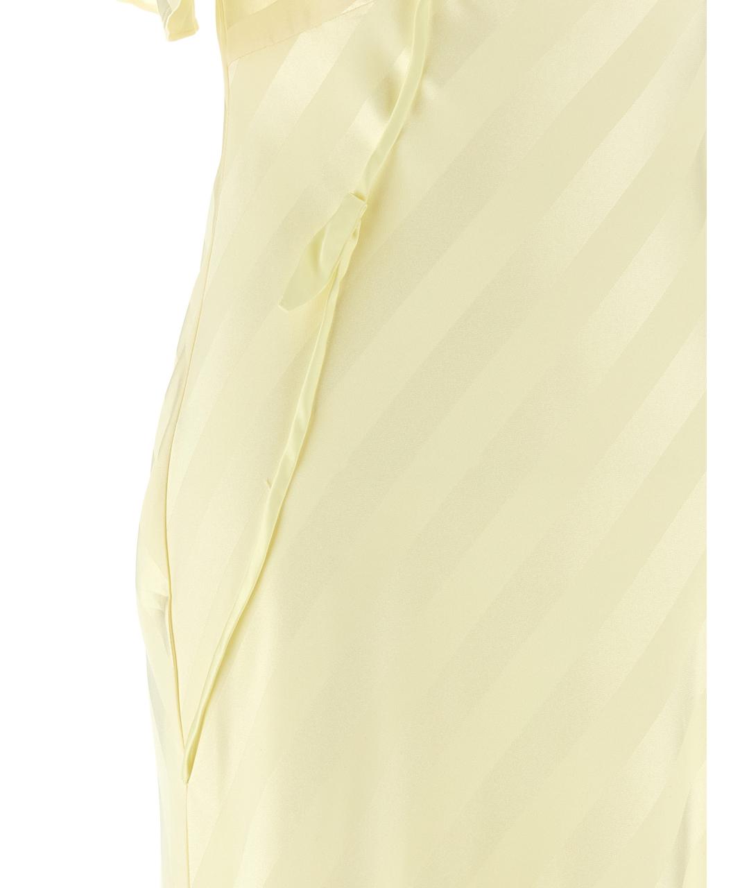 SELF-PORTRAIT Желтое полиэстеровое коктейльное платье, фото 3