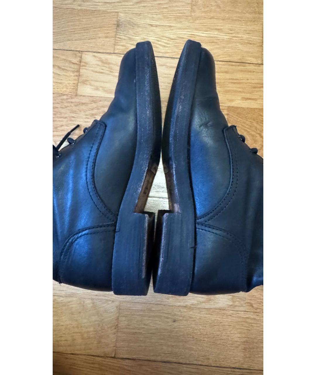 ISABEL MARANT Черные кожаные ботинки, фото 8