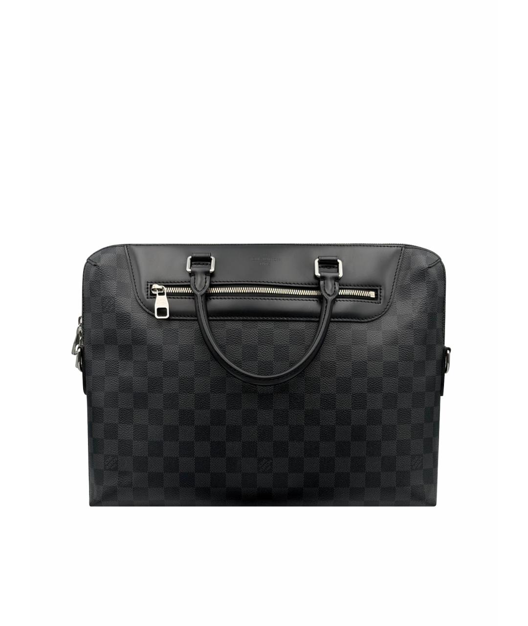 LOUIS VUITTON Черный портфель, фото 1