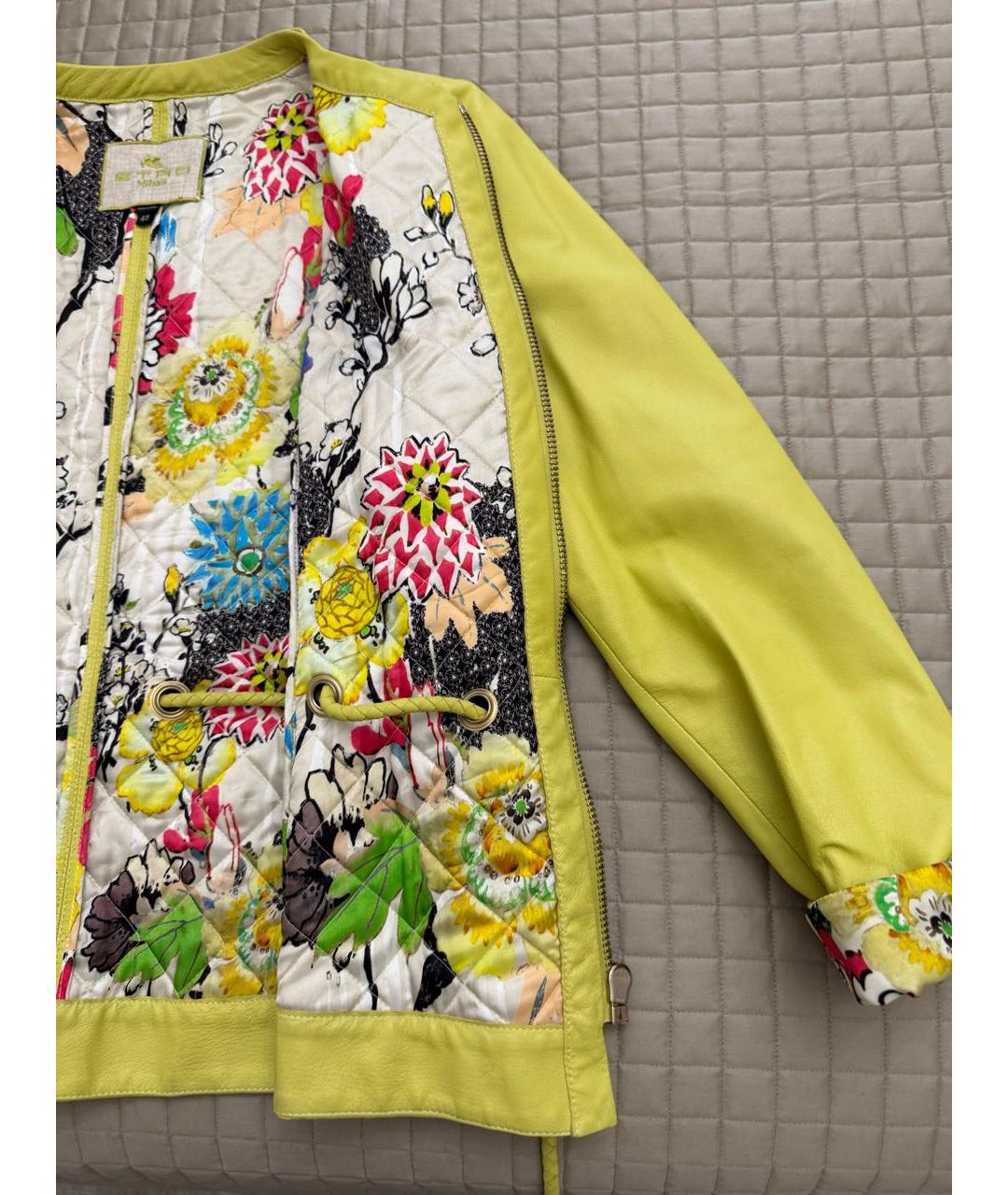 ETRO Мульти кожаная куртка, фото 5