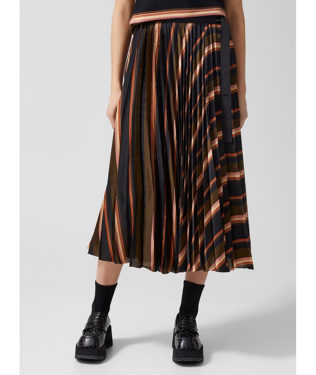 SACAI Мульти полиэстеровая юбка миди, фото 3