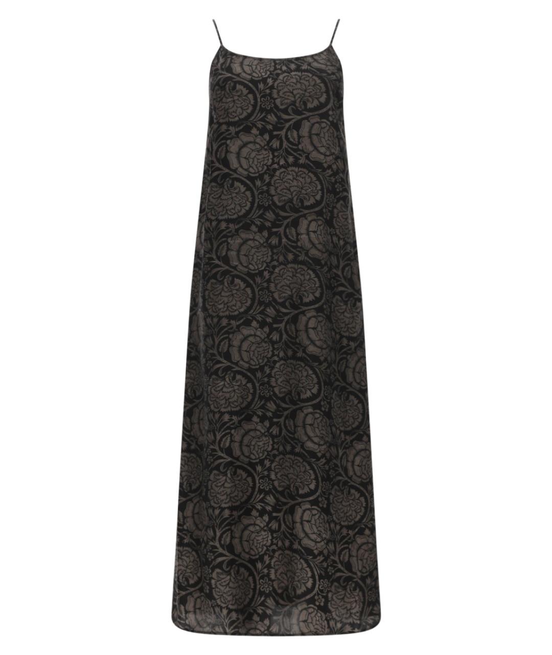 UMA WANG Черное вискозное повседневное платье, фото 1