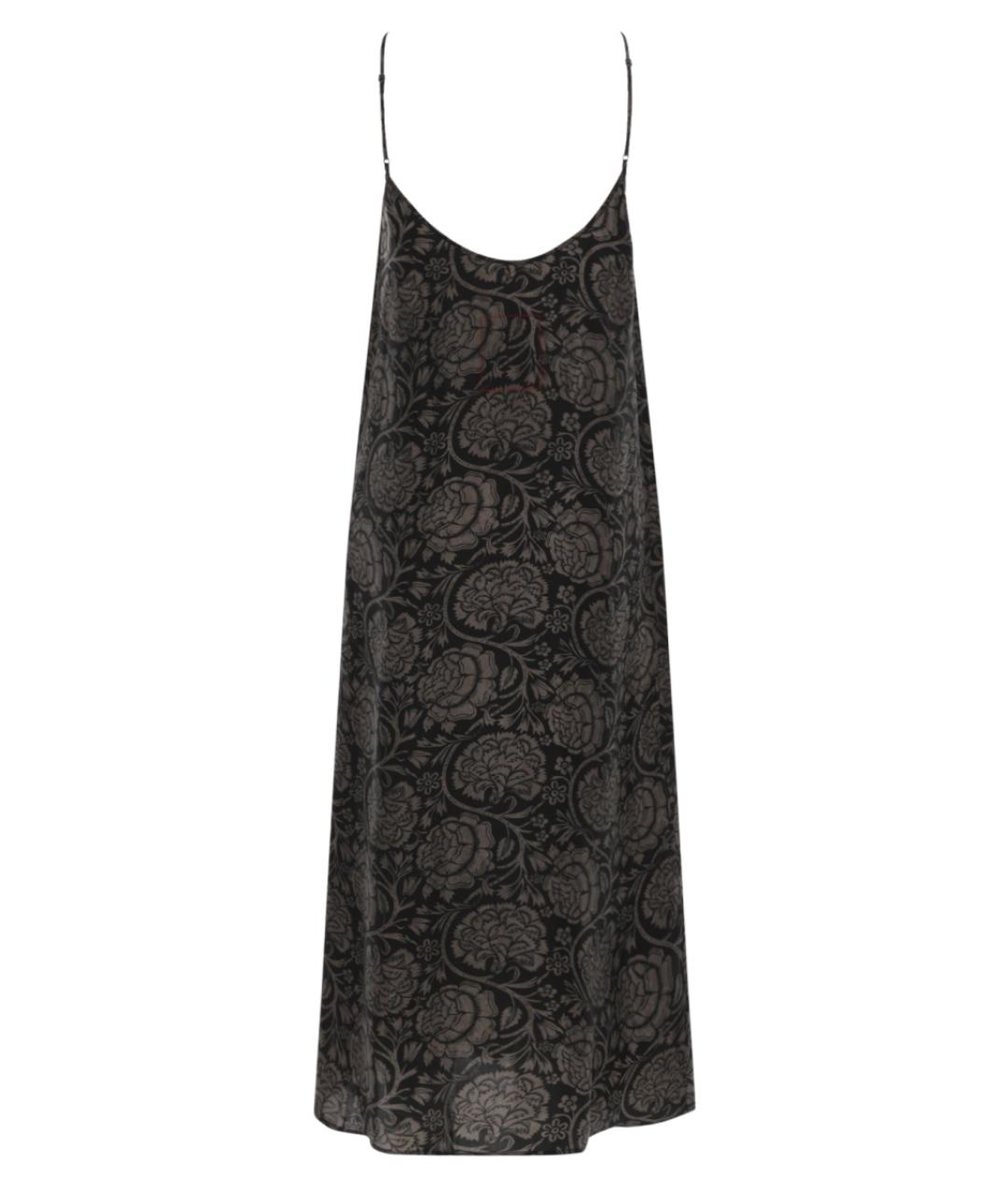 UMA WANG Черное вискозное повседневное платье, фото 2