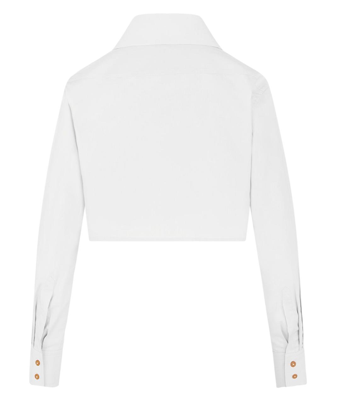 VIVIENNE WESTWOOD Белая хлопковая рубашка, фото 2