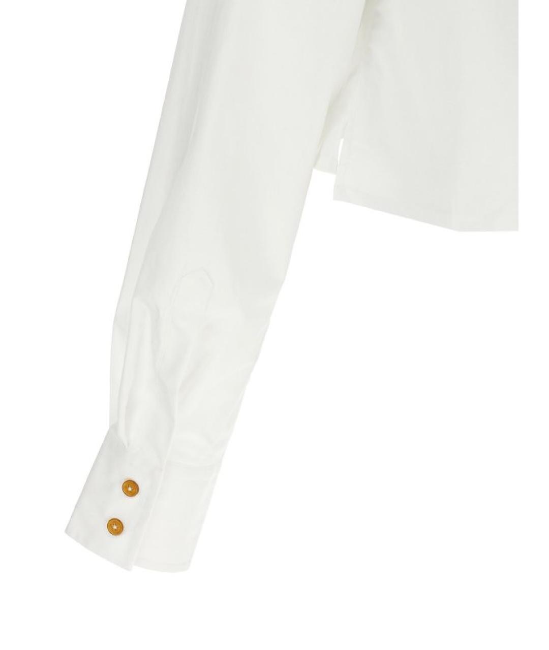 VIVIENNE WESTWOOD Белая хлопковая рубашка, фото 4