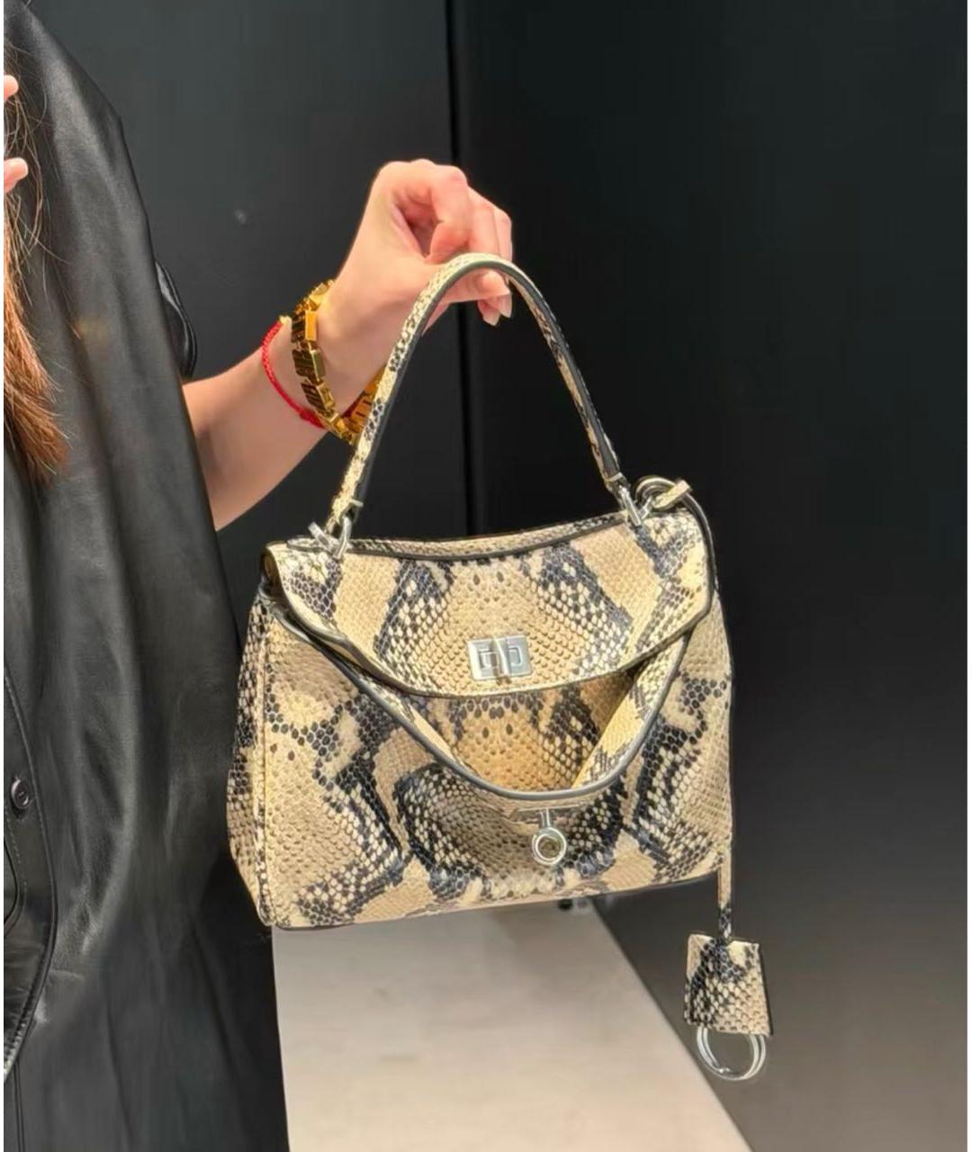 BALENCIAGA Мульти сумка через плечо из экзотической кожи, фото 7