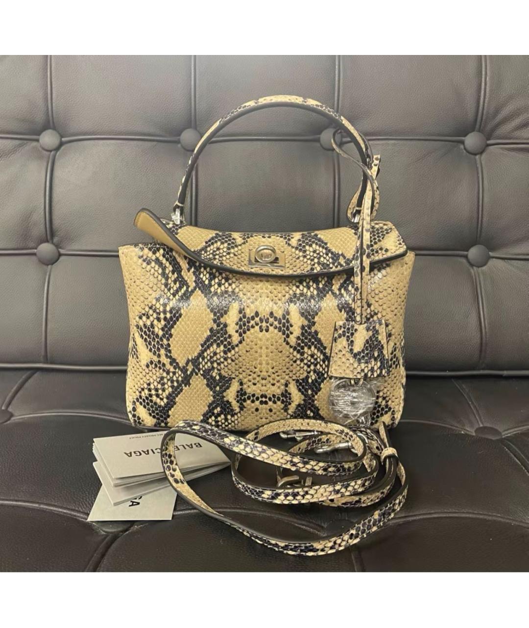 BALENCIAGA Мульти сумка через плечо из экзотической кожи, фото 6