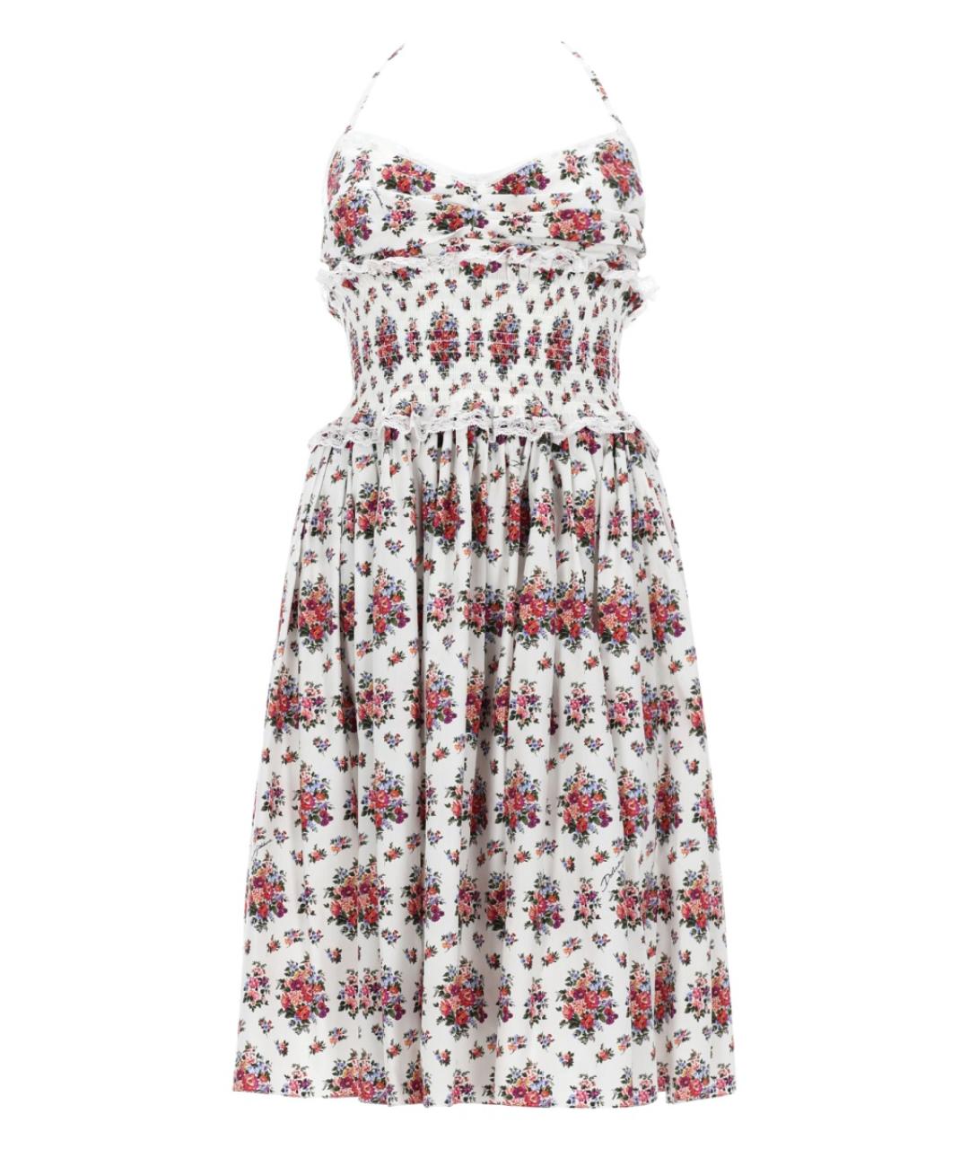 DOLCE&GABBANA Мульти хлопковое повседневное платье, фото 1