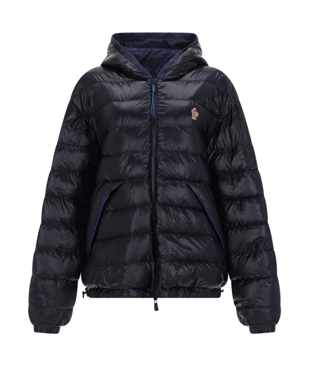 MONCLER GRENOBLE Синий полиамидовый пуховик, фото 3