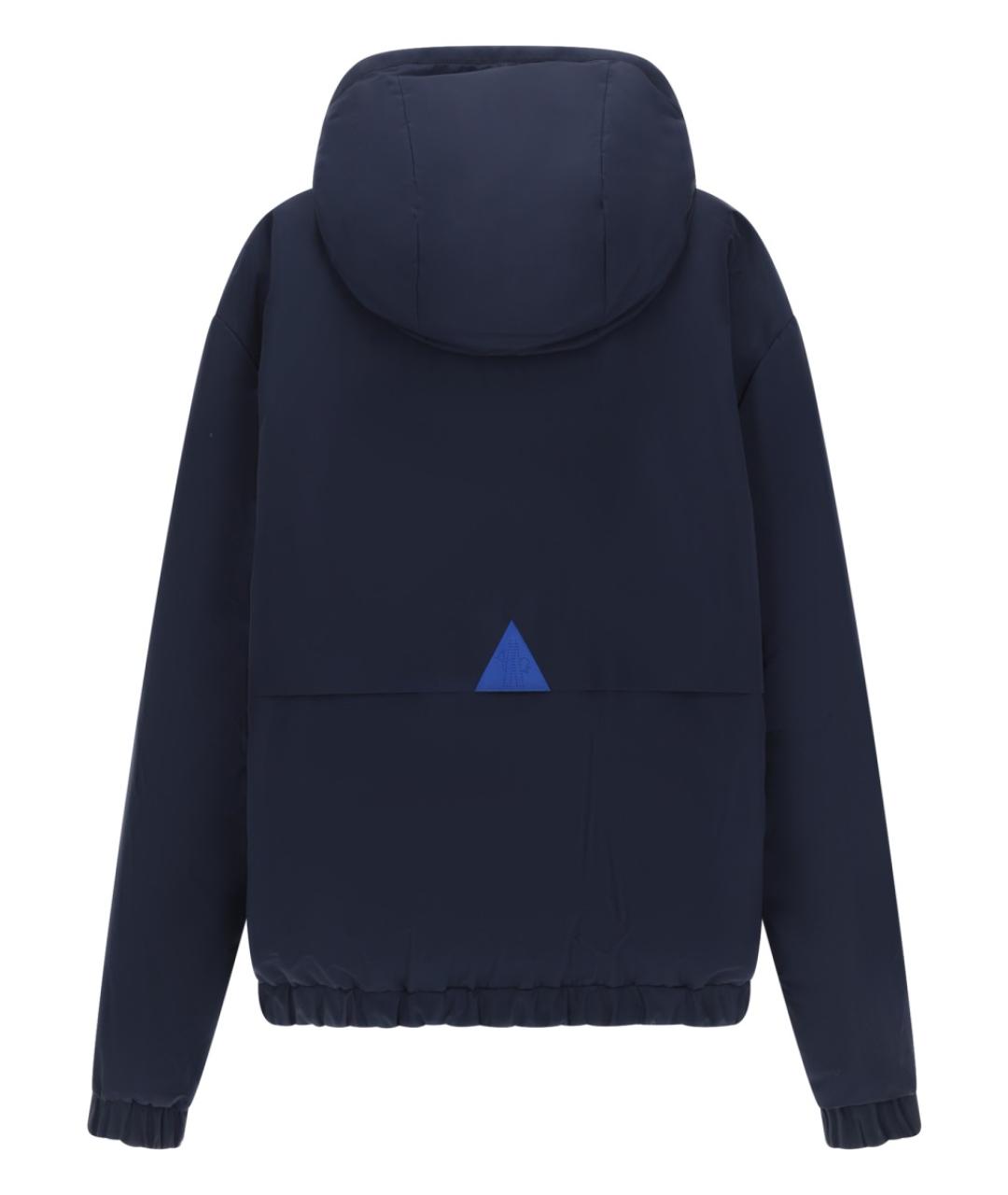 MONCLER GRENOBLE Синий полиамидовый пуховик, фото 2