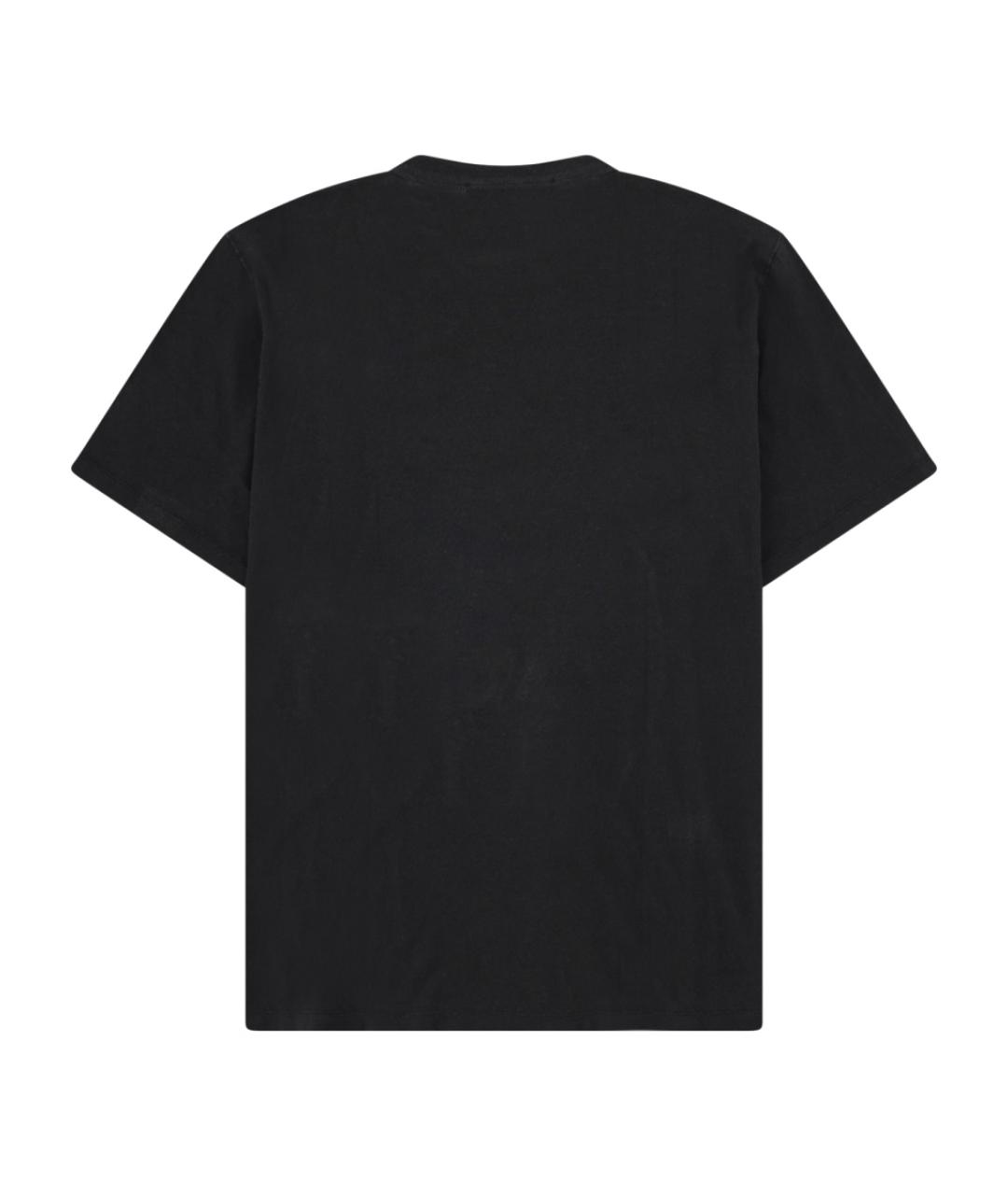 OUR LEGACY Черная хлопковая футболка, фото 2
