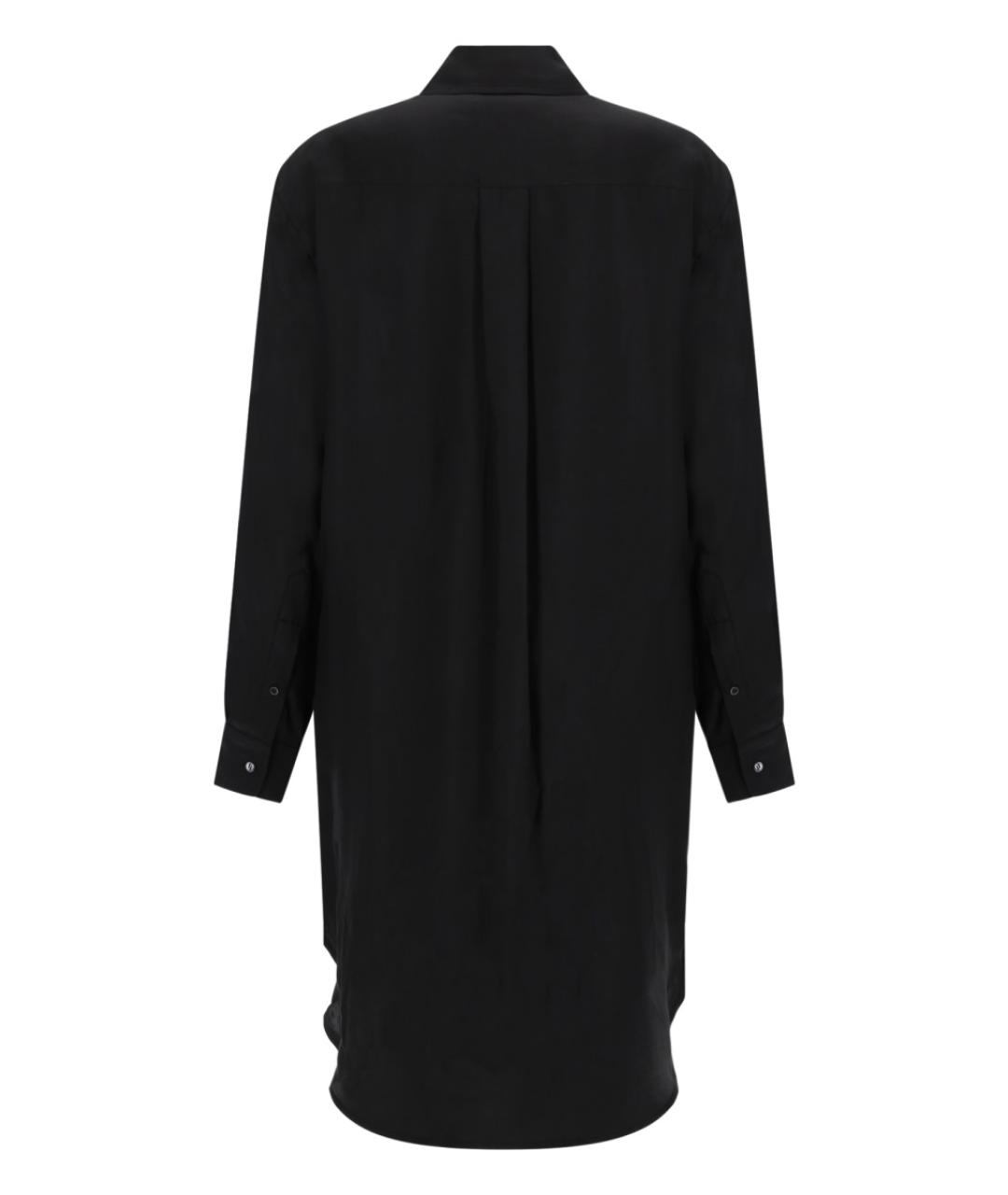 J.W.ANDERSON Черное шелковое повседневное платье, фото 2