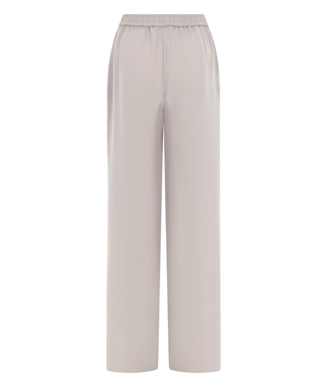 HERNO Розовые полиэстеровые прямые брюки, фото 2