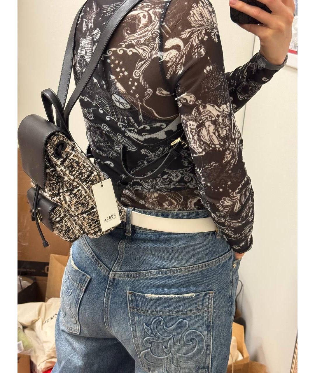 FURLA Твидовый рюкзак, фото 4