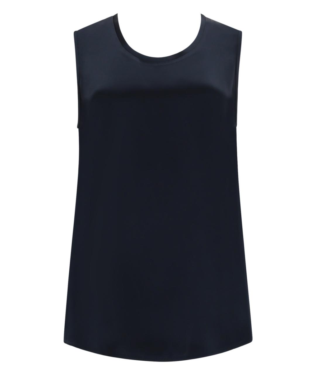 'S MAX MARA Синяя ацетатная блузы, фото 1